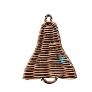 Vietrustic Seagrass Rattan Rustic Christmas Tree Hanging Decor Holiday <b>Vintage</b> Style <b>Ornament</b> - Product Image 4