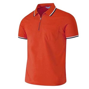 Camiseta de Hombre 100% Algodón de Alta Calidad Personalizada de Fábrica y Camiseta Polo con Cierre - Product Image 5