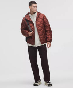 Chaqueta Acolchada Bordada de Alta Calidad para Hombre, Chaqueta de Plumón Impermeable de Invierno, Fabricante de Marca Personalizada para Suministro Global - Product Image 2