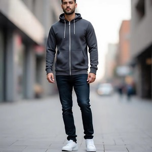 เสื้อฮู้ดผู้ชายผ้านิ่มทรงโอเวอร์ไซส์พอดีใส่โลโก้ได้ตามต้องการ - Product Image 6