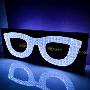 High Bright Optical Sign Board Acrylic LED Open Sign for Optical Shop Electronic Message <b>Display</b> <b>Eyewear</b> <b>Displays</b> - Product Image 1