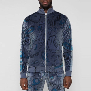 Ensemble décontracté unisexe en velours élastique 2 pièces, sweat-shirt à capuche et pantalon cargo, jogging 100% coton, survêtement pour homme - Product Image 5