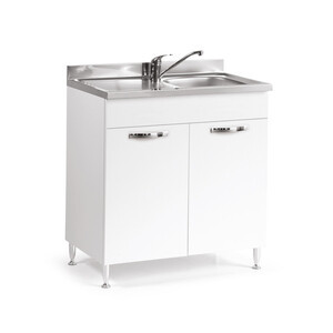 Mobile Cucina Base 2 Ante 80x50xh85 cm Senza Lavello Olmo - Product Image 2