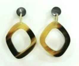 Boucles d'oreilles clous vintage personnalisables en corne de haute qualité pour femmes, nouveaux bijoux de mariage et de fiançailles à la mode en promotion - Product Image 2