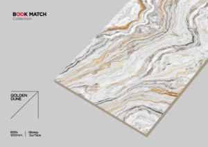 Azulejos de Porcelana Estilo Mármol Premium de 600x1200 mm, Acabado Brillante, 8.5 mm de Grosor, Antibacterianos, Formato Grande para Paredes y Pisos de Hoteles - Product Image 5