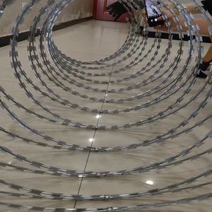 Fil barbelé concertina haute résistance avec 5 clips pour usage industriel et protection <span class=keywords><strong>de</strong></span> sécurité régionale - Product Image 2
