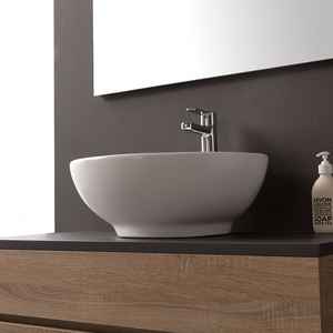 Mueble de Baño de 90 cm con Encimera de Pizarra para Lavabo de Sobremesa, Conjuntos de Baño Premium para Shanghái - Product Image 4