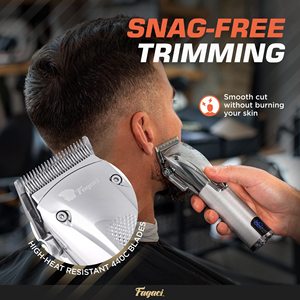 Cortadora de Pelo Profesional para Hombre, Inalámbrica, Turbo Power, con Corte Preciso, Alimentación USB y por Batería, para Barberos - Product Image 3
