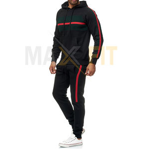 MAXFIT ENTERPRISES Plus Size Men'<b>s</b> Training Sweat <b>Suits</b> Set Custom Design Casual Wears for Street Jogging Winter Tracksuit - Product Image 1