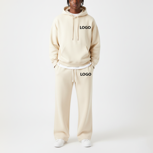 Chándales de Algodón 100% con Logotipo Personalizado, Estilo Hip Hop, Ropa Casual, Transpirable, a la Moda, Grueso - Product Image 1