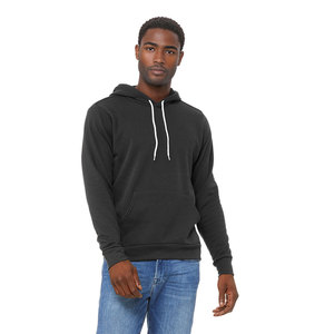 Sweats à capuche brodés unis de haute qualité en gros Bella + toile unisexe pull sweats personnalisable coton classique - Product Image 6