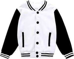 Veste de baseball unisexe en gros 2026, logo personnalisé, veste bomber de baseball unisexe, veste de baseball noire vierge pour hommes - Product Image 4