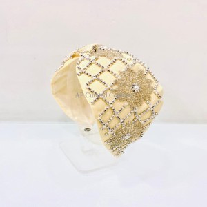 Luxueux 2025 arrivée indien perlage embelli à la main bandeau perlé meilleure qualité personnalisable fête porter vente chaude - Product Image 2