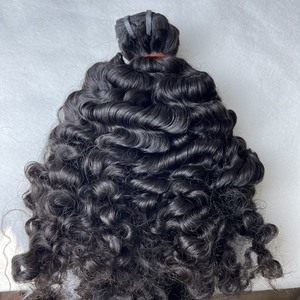 Top 2024 Paquetes de cabello rizado birmano de vapor Extensión de cabello natural tejido de cabello crudo de la fábrica de Vietnam - Product Image 4