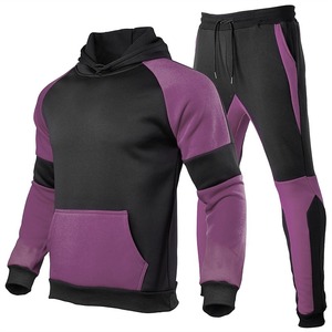 Ensembles décontractés d'hiver de haute qualité pour hommes, survêtement polaire à manches longues, coupe-vent, logo personnalisé, respirant, écologique, chaud - Product Image 4