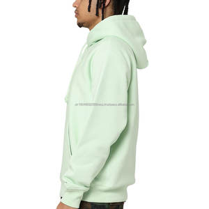 Sudadera con Capucha Gruesa de Algodón 100% Pesado para Hombre, con Logotipo Personalizado, Bordado, Estilo Holgado - Product Image 2