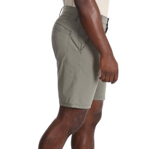 กางเกงเอวกลางขาสั้นผ้าฝ้าย100% ทำจากผ้าฝ้ายทอลายทแยงทนทานและเป็นมิตรกับสิ่งแวดล้อมสไตล์ลำลองโดยผู้เล่นย้อมธรรมดา - Product Image 2