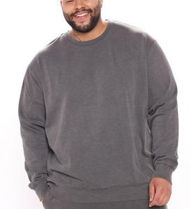 Custom Men 100% Cotton Mens Crew Neck Sweatshirt Pullover Oversized Plain <b>Jumper</b> Tie Dye Men Sweatshirt - Product Image 5