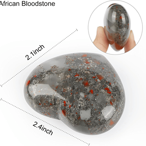 หินคริสตัลธรรมชาติหินเรกิขัดหัวใจปุกปุยแอฟริกันหินกลมกลืนสำหรับตกแต่งบ้านของขวัญสไตล์ความรัก - Product Image 4