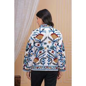 Veste artisanale à imprimé floral, nouveau style, veste indienne de printemps, respirante - Product Image 2