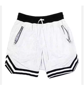 Short de basket-ball taille moyenne pour homme du Bangladesh Short en tissu Oxford écologique avec poches en maille brodées respirant - Product Image 2