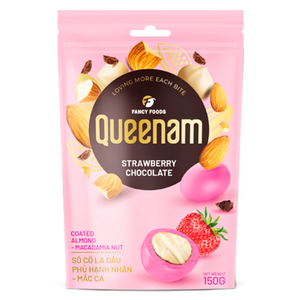 Venta Caliente, Envío Rápido, Chocolate Dragee Puro de Alta Calidad, OEM/ODM, HALAL, 150G, Almendras Recubiertas de Fresa y Nueces de Macadamia, Precio Especial - Product Image 1
