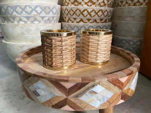 Wood Handicraft Bohemian Mubkhar <b>Box</b> with Serving Tray Set Bakhoor Burner Madkhan Christmas 2025 - Product Image 2