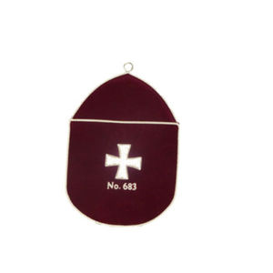 Masonic Knights Templar Alms Bag - Product Image 1