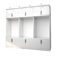 Meubles de chambre à coucher en bois sur mesure, armoire à vêtements, armoire avec charnières de porte, garde-robe, placard et armoire pour la salle familiale