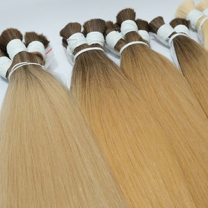 Extensiones de cabello vietnamita a granel de alta calidad listas para enviar elaboradas por técnica eslava para un aspecto natural sedoso - Product Image 1