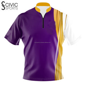 เสื้อเจอร์ซีย์สำหรับผู้ชายเสื้อคอตตอนผ้าโพลีเอสเตอร์แห้งเร็วออกแบบได้ตามต้องการพิมพ์ลายซับลิเมชัน - Product Image 5