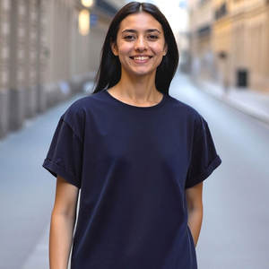 Camiseta de Algodón Suave de Corte Regular para Mujer, de Primera Calidad, Cómoda, Elegante y Perfecta para Uso Diario - Product Image 5