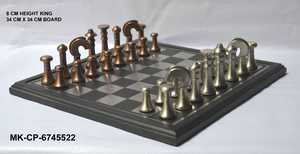 Piezas digitales personalizadas elegantes de madera y Metal, juego de ajedrez para estudiantes y niños, tablero de ajedrez elegante de Backgammon - Product Image 2