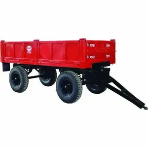 Original Quality Agricultural 10 Ton Tipping Trailer For Farm Use Heavy Duty 5 Ton 4 Wheels Hydraulic Farm Tipping Trailer