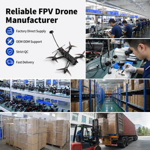 Dron FPV de 5 Pulgadas, Quadcopter con Marco de Fibra de Carbono, Motor sin Escobillas, Cámara FPV, UAV Ligero para Entrenamiento, OEM, ODM - Product Image 6