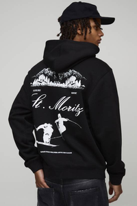 Sudadera con Capucha y Cremallera para Hombre, 100% Algodón, 310 g/m², con Logotipo Personalizado Bordado, Estilo Urbano, Mangas Acanaladas, Resistente al Viento, Transpirable y Ecológica - Product Image 3