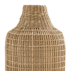 Florero Vintage de algas marinas, florero decorativo bohemio para el hogar, Decoración de mesa de Bambú - Product Image 2