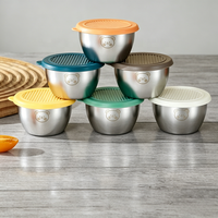 Gobelets à sauce personnalisés en acier inoxydable de 60 ml avec couvercles à clapet, petits récipients alimentaires réutilisables, étanches et adaptés au congélateur