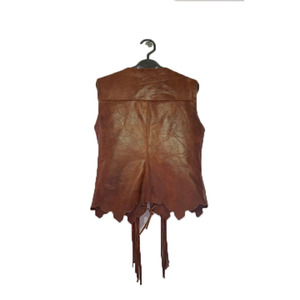 OEM elegante 2025 recortada de moda personalizar flecos largos de cuero occidental para las mujeres - Product Image 2