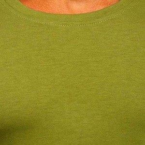 Cotton Casual Blank Men's T Shirts With Custom Logo Embroidery Printed Short Sleeve Summer Wear O Neck Solid Color Man T Shirt - Product Image 4