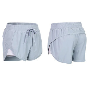 Pantalones cortos deportivos verano 2024 nuevo cordón elástico Patchwork suave mujeres pantalones cortos para niñas mujer señora Casual Slim caliente pantalones cortos - Product Image 2