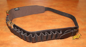 Cinturones de cartucho de cuero de vaca genuino de caza fuertes, seguros y fáciles de usar - Product Image 2