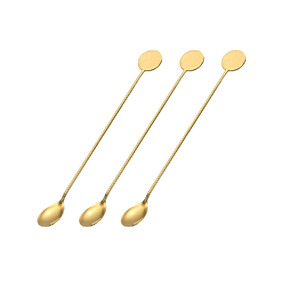 Cuillère de bar en laiton en gros avec sécurité alimentaire pour accessoires de bar Cuillère de bar à cocktail de meilleure qualité - Product Image 6