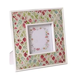 Square Shape High Graded Bone Inlay Photo Frame Very good Quality High Selling American First Kid Picture Frame For Bedroom