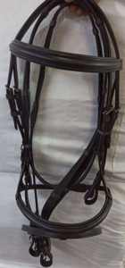 Bride de cheval en cuir PVC de qualité supérieure conception personnalisée licou de corde ajustement confortable pour l'entraînement et la compétition - Product Image 2