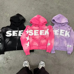 Chándales acampanados de lavado ácido para hombre personalizados del mejor fabricante, ropa de calle transpirable, último estilo, patrón sólido de talla grande, MOQ bajo - Product Image 4