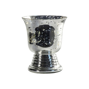 Beautiful Glass Vase Antique <b>Mirror</b> Glass Urn Vase Crafted with Thick Glass for Home Decor - Product Image 4