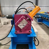 Machine de formage de profilés C pour tuiles en acier coloré, haute productivité, 1200 mm, moteur et pompe