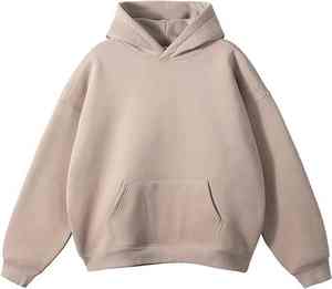 Pull à capuche à logo personnalisé pour hommes 100% coton à manches longues doublé polaire brodé style Streetwear confortable pour l'hiver - Product Image 4