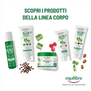 Crème hydratante pour le corps Equilibra Aloe Dermocream à base d'aloe vera, apaisante, tonifiante, protectrice et rafraîchissante - Product Image 5